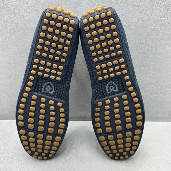 Rothy's The Driving Loafer Mens Size 9 Shoes Navy Knit Flexible Comfort Slip-On - Picture 7 of 8